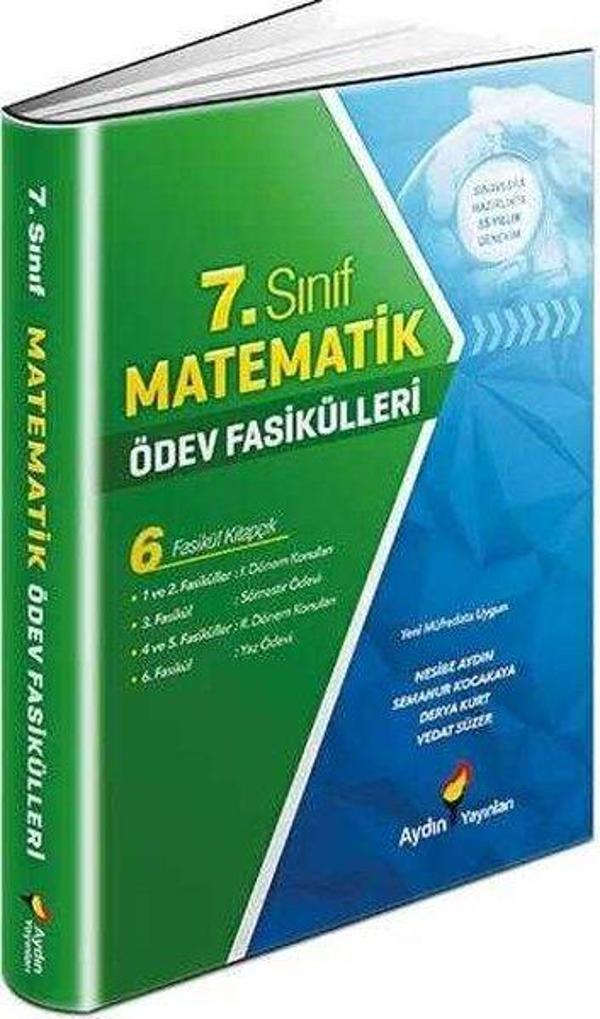 7. Sınıf Matematik Ödev Fasikülleri - Aydın Yayınları - Image 1