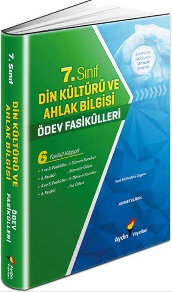 7. Sınıf Din Kültürü ve Ahlak Bilgisi Ödev Fasikülleri - Aydın Yayınları - Image 1