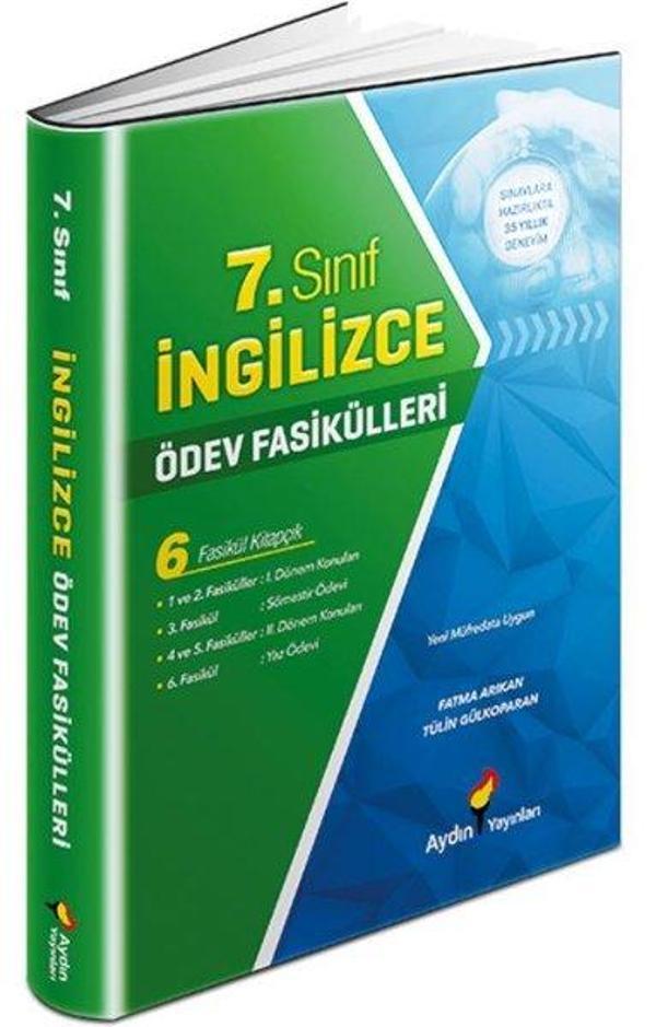7. Sınıf İngilizce Ödev Fasikülleri - Aydın Yayınları - Image 1