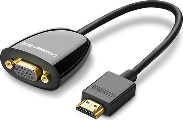 Ugreen HDMI to VGA Dişi Çevirici Adaptör Siyah - Image 1