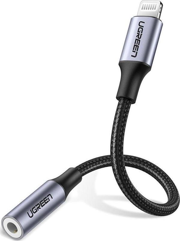 Ugreen Mfi Lightning 3.5mm Kulaklık Aux Dönüştürücü - Image 1