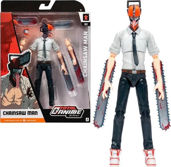 Chainsaw Man Total Anime Koleksiyon Figürü 16cm | Hareketli Eklemli Aksiyon Figür - Image 1