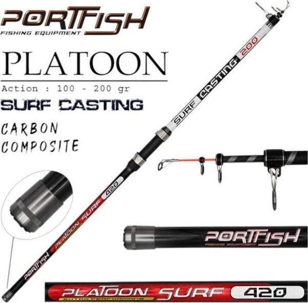 Portfish Platoon Surf Olta Kamışı 420cm 100-200 gr   - Image 1