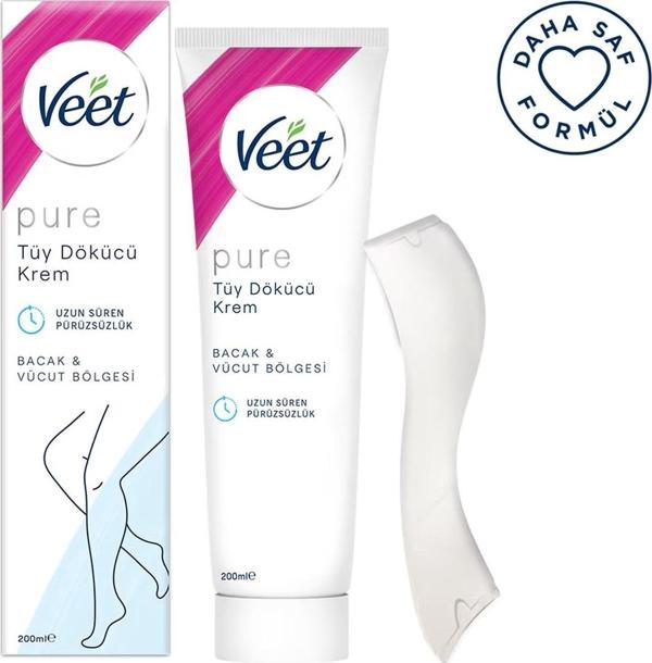 Veet Pure Tüy Dökücü Krem 200 ml Hassas Ciltler - Image 1