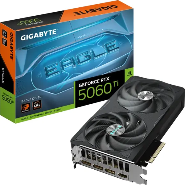 Gigabyte GeForce RTX 5060 Ti Eagle OC 8G 8GB 128Bit GDDR7 GV-N506TEAGLE OC-8GD - Image 1