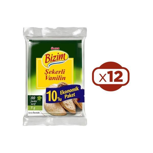 Bizim Mutfak Şekerli Vanilin 10 lu x 12 Adet - Image 1