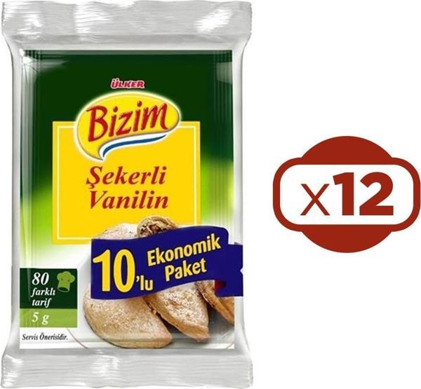 Bizim Mutfak Şekerli Vanilin 10 lu x 12 Adet - Image 1