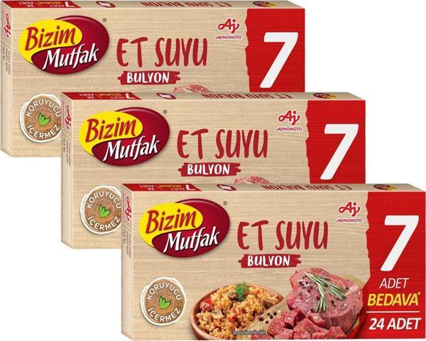 Bizim Mutfak Bulyon Et Suyu 24'lü 240 gr x 3 Adet - Image 1