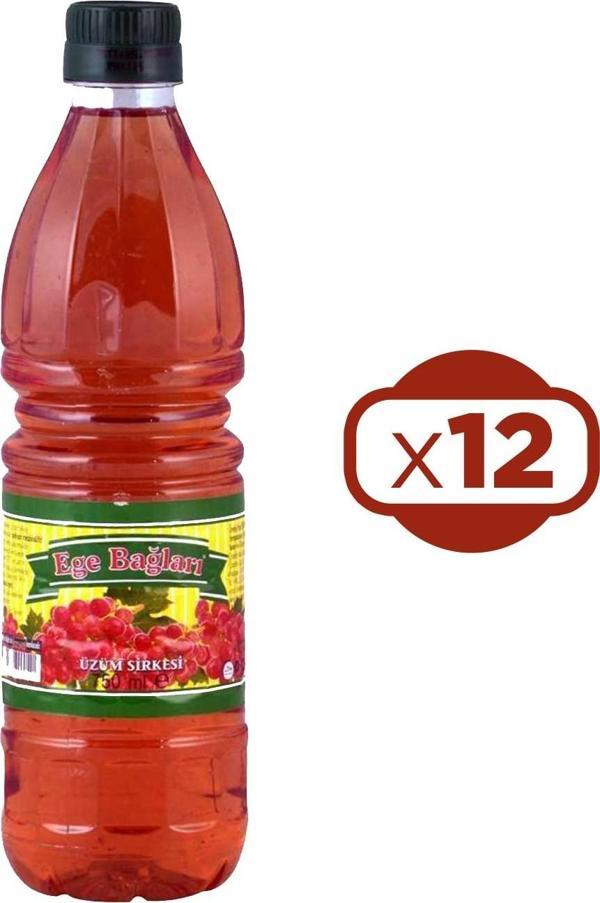 Ege Bağları Üzüm Sirkesi 750 ml x 12 Adet - Image 1
