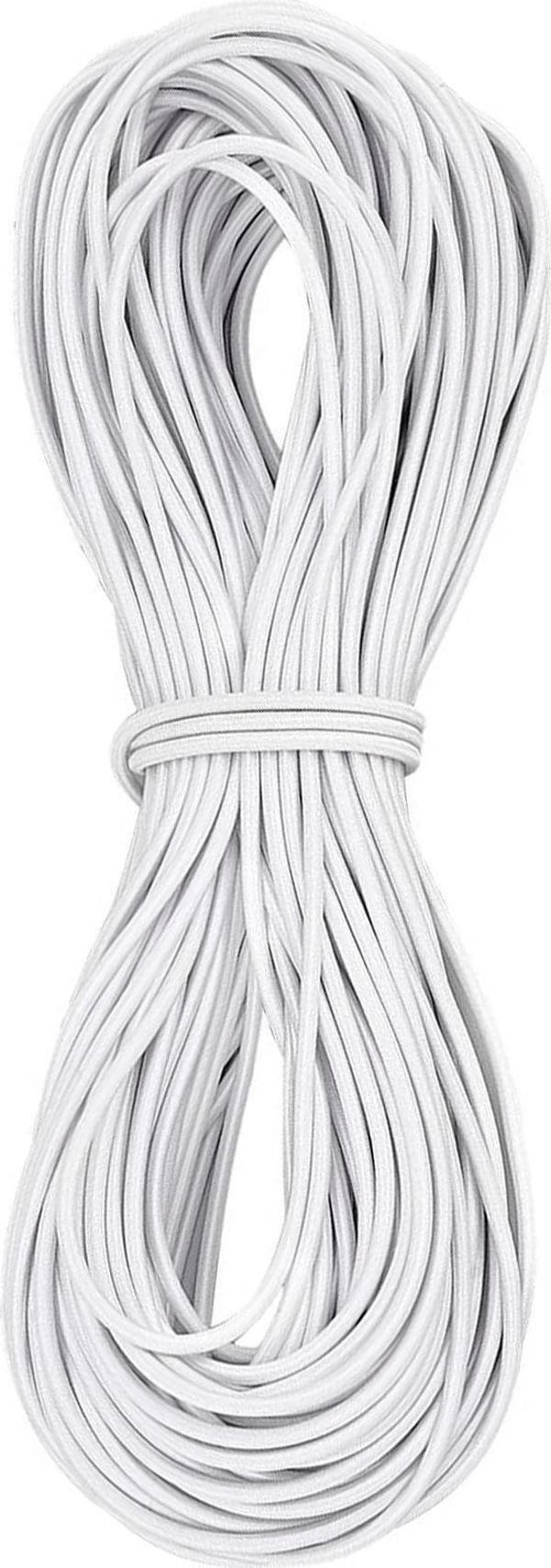 Beyaz 5 Metre 2 mm Yuvarlak Lastik - Image 1