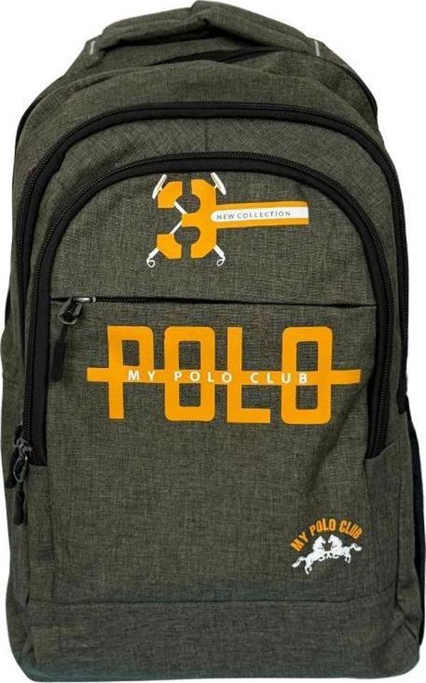Temel My Polo Sırt Çantası Haki 8815 - Image 1
