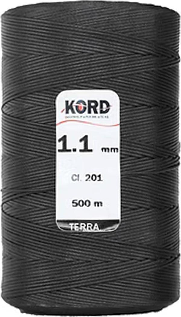 Kord Siyah Rengi 1.1 mm 500 m Mumlu El Saracı ve Dikiş İpi - Image 1