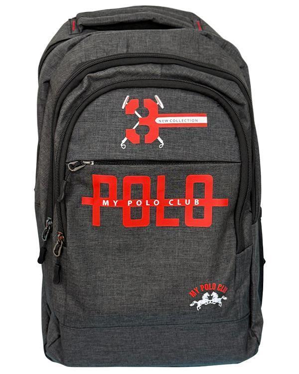 Temel My Polo Sırt Çantası Füme 8815 - Image 1