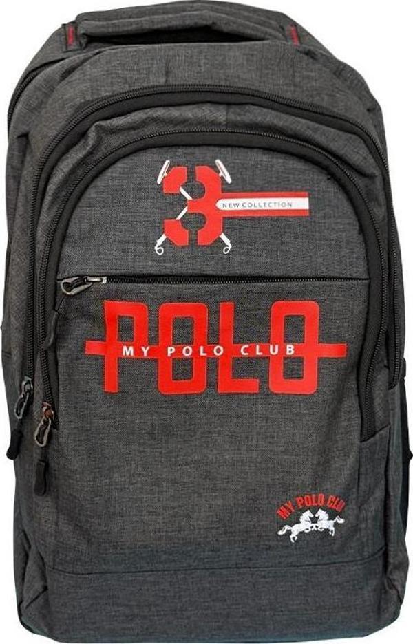 Temel My Polo Sırt Çantası Füme 8815 - Image 1