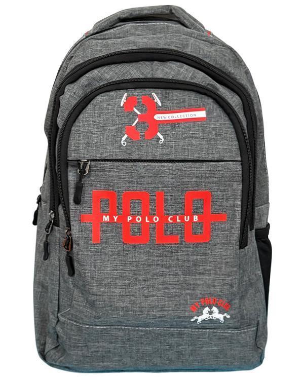 Temel My Polo Sırt Çantası Gri 8815 - Image 1