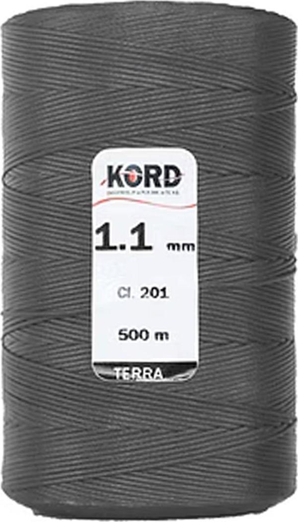 Kord Gri Rengi 1.1 mm 500 m Mumlu El Saracı ve Dikiş İpi - Image 1