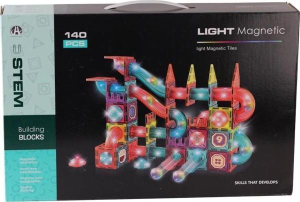 Nessiworld CH1228 MAGNETİC TİLES STAR DİAMOND LİGHT VERSİON 75 PARÇA - Image 1