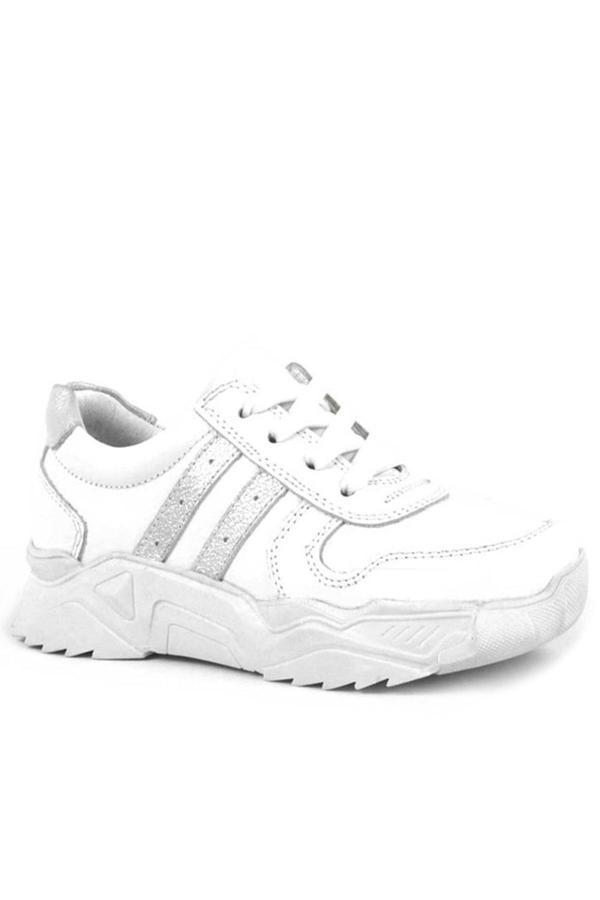 Rakerplus Hakiki Deri Kız Çocuk Sneakers Ayakkabı - Image 1