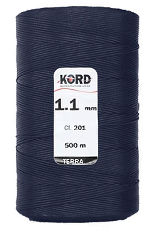 Kord Lacivert Rengi 1.1 mm 500 m Mumlu El Saracı ve Dikiş İpi - Image 1