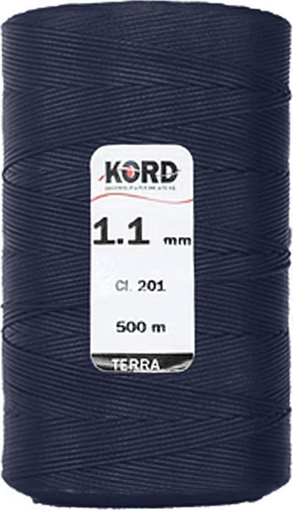 Kord Lacivert Rengi 1.1 mm 500 m Mumlu El Saracı ve Dikiş İpi - Image 1