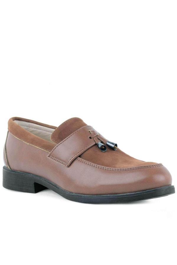Rakerplus Taba Klasik Loafer Erkek Çocuk Ayakkabı - Image 1
