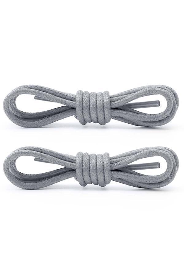 60 Cm Gri Mumlu Klasik Ayakkabı Bağcığı - Image 1