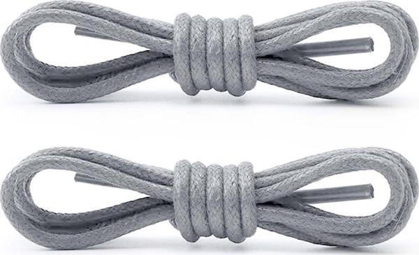 60 Cm Gri Mumlu Klasik Ayakkabı Bağcığı - Image 1