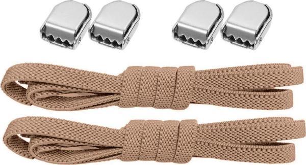 Akıllı Kilitli Ayarlanabilir 1 Çift Vizon 6 MM Lastik Pratik Bağcık - Image 1