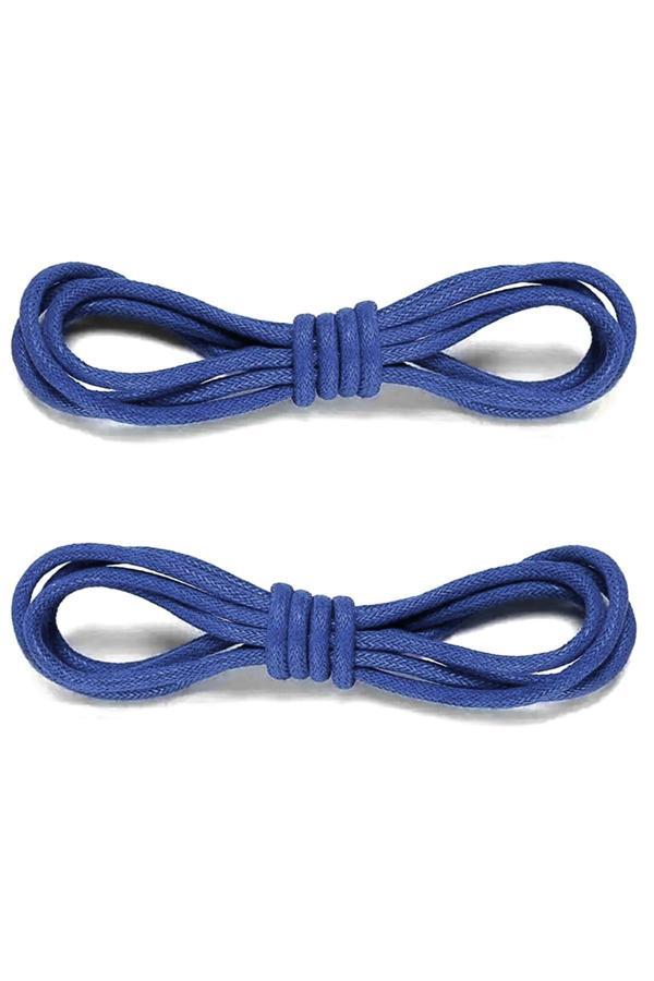 60 Cm Saks Mavi Mumlu Klasik Ayakkabı Bağcığı - Image 1