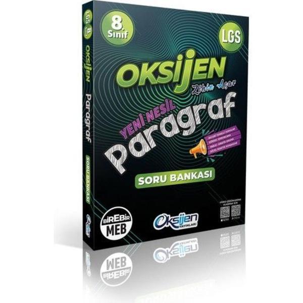 Oksijen Yayınları 8. Sınıf Lgs Paragraf Soru Bankası Yni - Oksijen Yayınları - Image 1