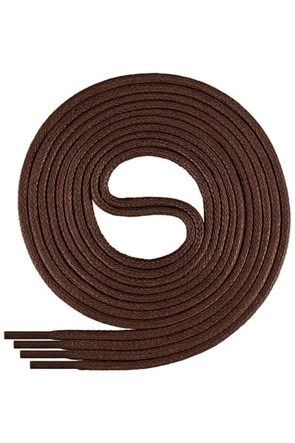 110 Cm 4 MM Kahverengi Yuvarlak 1 Çift Ayakkabı Bağcığı - Image 1