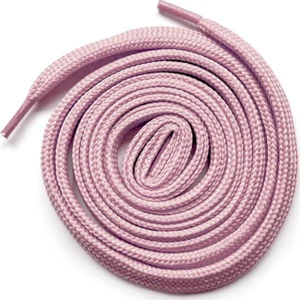 Pudra Pembe 1 cm Kalınlığında 1 Çift Yassı Spor Ayakkabı Bağcığı - Image 1