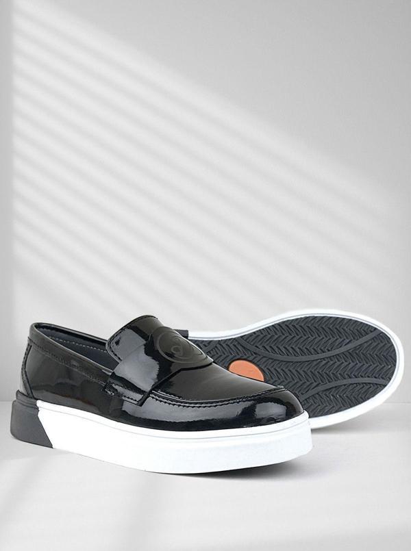 Rakerplus Siyah Rugan Çocuk Klasik Ayakkabı - Image 1