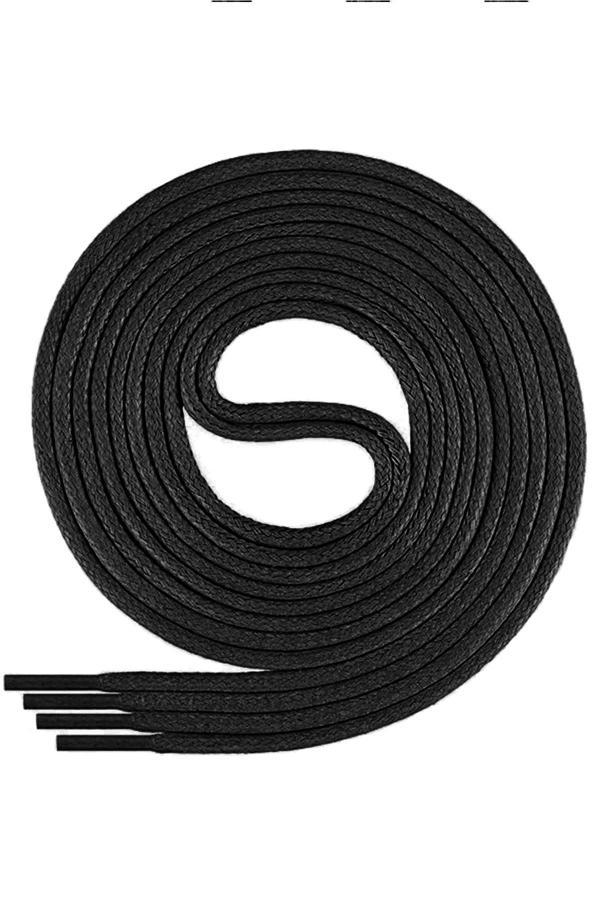50 Cm 4 MM Siyah Yuvarlak 1 Çift Ayakkabı Bağcığı - Image 1
