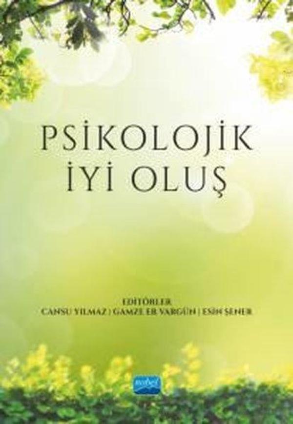 Psikolojik İyi Oluş - Nobel Akademik Yayıncılık - Image 1