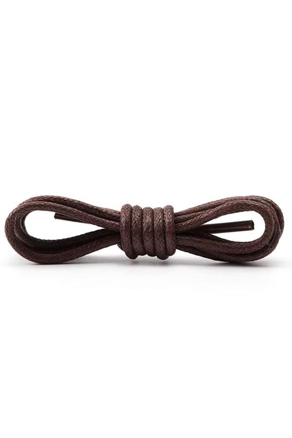 90 Cm Kahverengi Mumlu Klasik Ayakkabı Bağcığı - Image 1