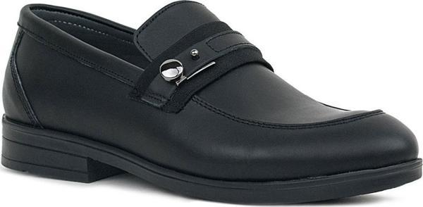 Rakerplus Loafer Hakiki Deri Siyah Klasik Erkek Genç Ayakkabısı - Image 1