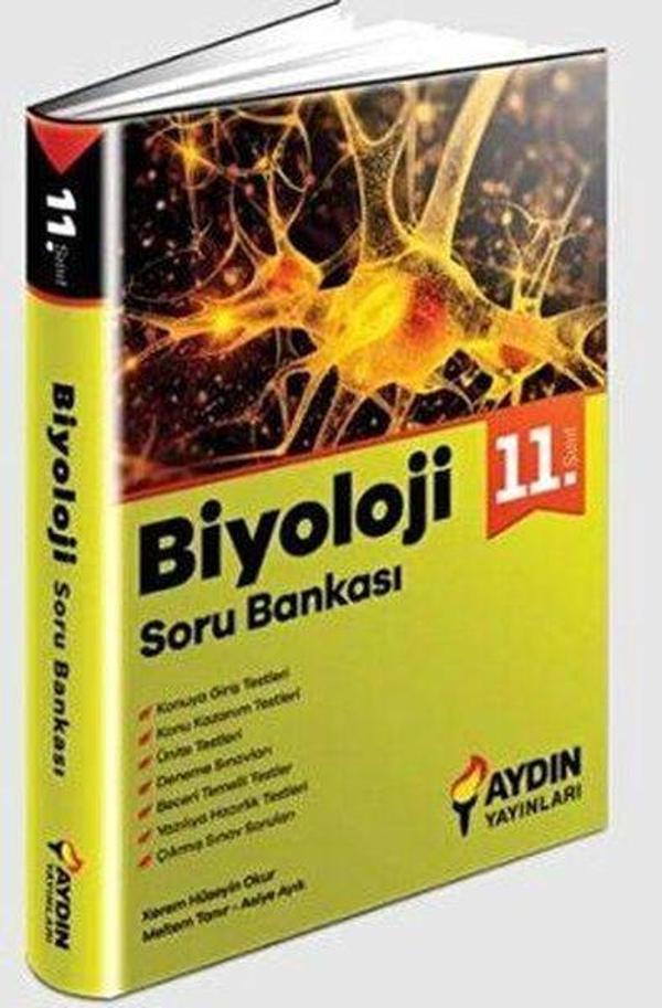 11. Sınıf Biyoloji Soru Bankası - Aydın Yayınları-Eğitim - Image 1
