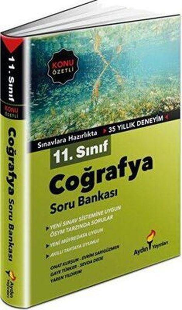 11. Sınıf Coğrafya Soru Bankası - Aydın Yayınları-Eğitim - Image 1