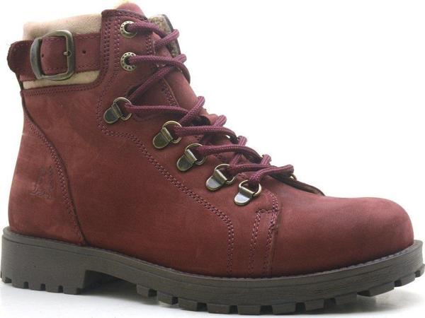 Rakerplus Griffon Hakiki Deri Bordo Fermuarlı Bot - Image 1