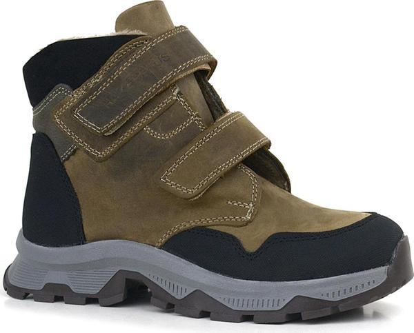 Rakerplus Trekking Hakiki Deri Kahve Cırtlı Erkek Çocuk Bot - Image 1