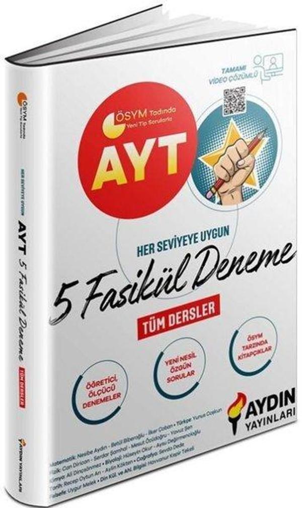 AYT 5 Fasikül Deneme - Aydın Yayınları-Eğitim - Image 1