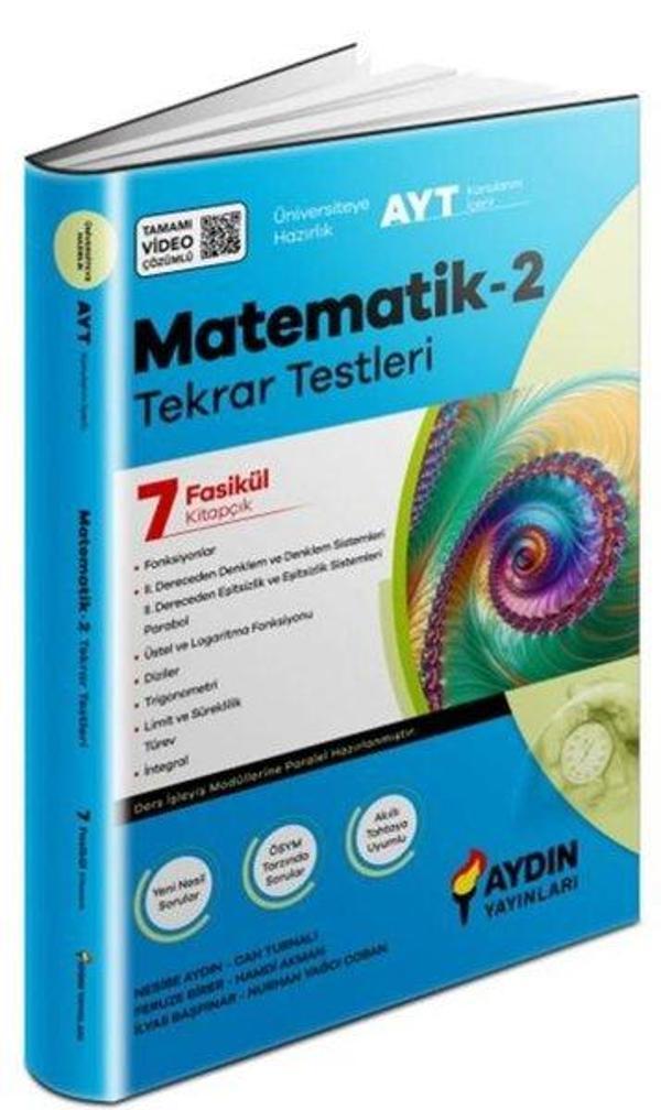 AYT Matematik 2 Tekrar Testleri - Aydın Yayınları-Eğitim - Image 1
