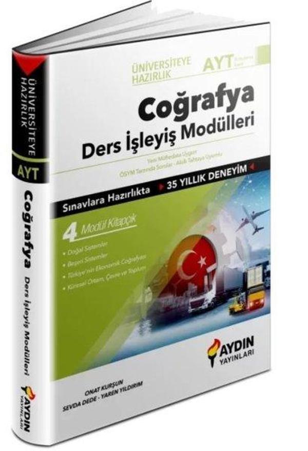 AYT Coğrafya Ders İşleyiş Modülleri - Aydın Yayınları-Eğitim - Image 1