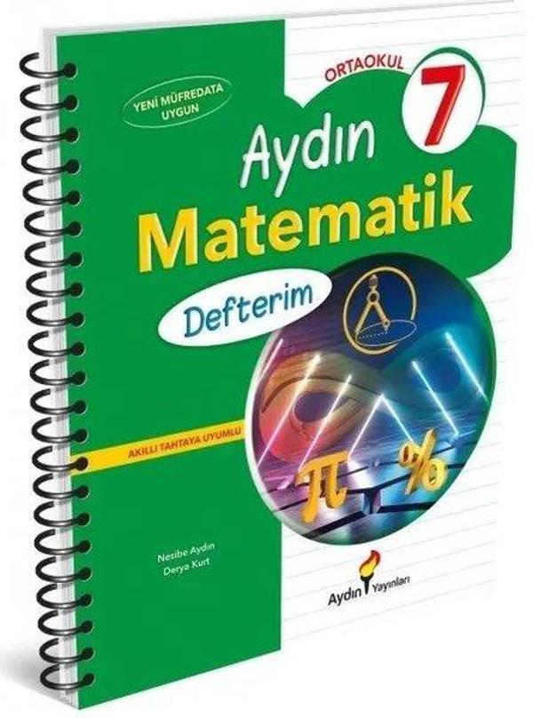 7. Sınıf Matematik Defterim - Aydın Yayınları-Eğitim - Image 1