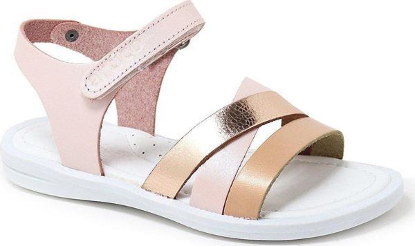 Artico Alexia Hakiki Deri Vaketa Pudra Pembe Kız Çocuk Sandalet - Image 1