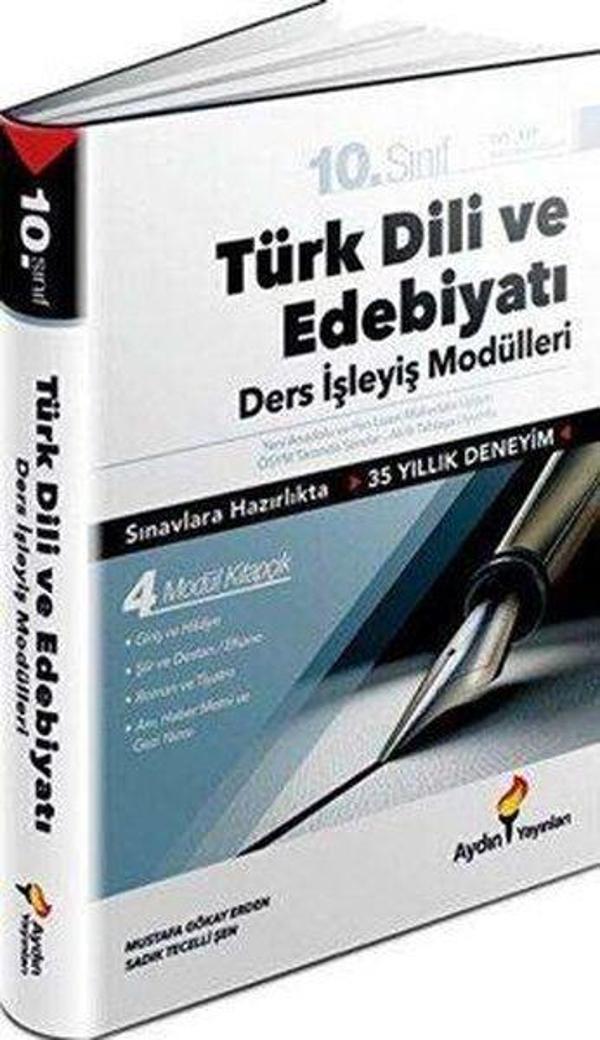 10. Sınıf Aydın Türk Dili ve Edebiyatı Ders İşleyiş Modülleri - Aydın Yayınları-Eğitim - Image 1
