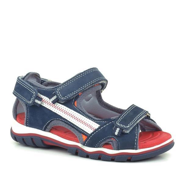 Rakerplus Hakiki Deri Lacivert Outdoor Erkek Çocuk Sandalet - Image 1
