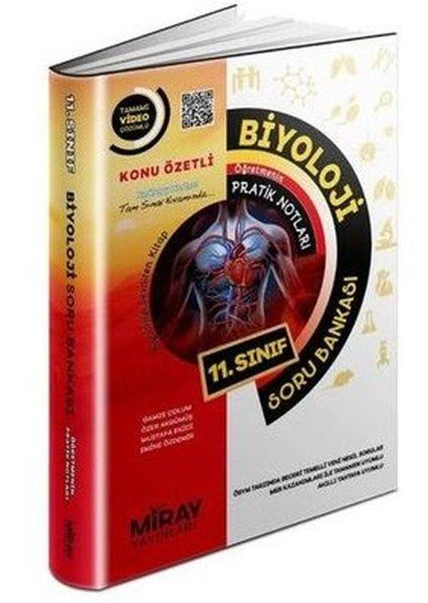 11. Sınıf Biyoloji Konu Özetli Soru Bankası - Miray Yayınları - Image 1
