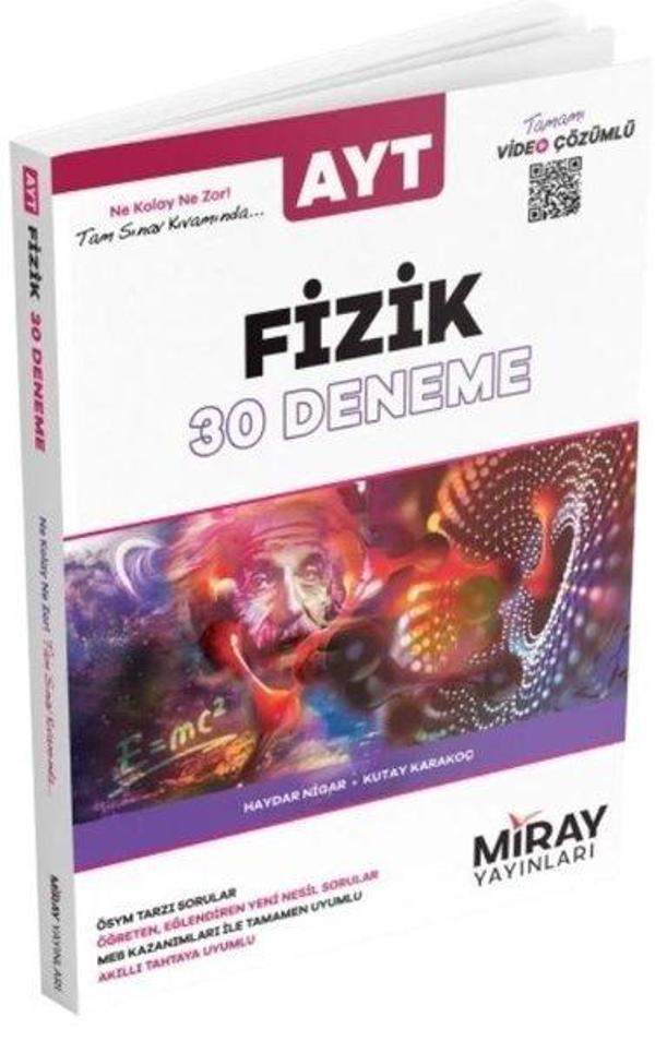 AYT Fizik 30 Deneme - Miray Yayınları - Image 1